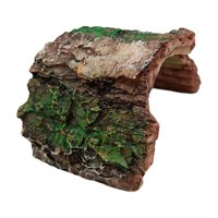 Magideal - Escondite Del Tanque, Hábitat De Decoración De De Tortuga, Decoración De Paisajismo, Decoración Del Acuario, Tronco Hueco Para Pequeños , Style A Estilo A