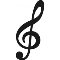 Rienda Libre Graphics - Decomural Treble Clef Musical Notes Ws-15525