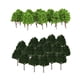 thumbnail image 2 of Modelo de plástico árboles N Scale Train Layout Wargame Scenery Diorama Green, 2 of 5