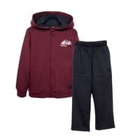 Pillin - Buzo Niño Pantalón Recto Y Polerón Con Cierre Burdeo