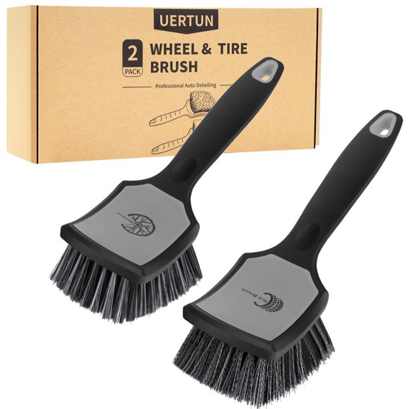 Cepillo para Llantas UERTUN Pack de 2 gris - Kit de Detallado Automotriz
