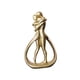 thumbnail image 1 of Estatua De Pareja Abrazada, Adorno Coleccionable Para El Hogar, Gabinete, Aniversario, Dorado, 1 of 3