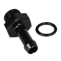 Ioensy - 6 An 6An Macho Flare A 5/16"" Push On Hose Barb Fitting Adaptador De Línea De Combustible Y Aceite