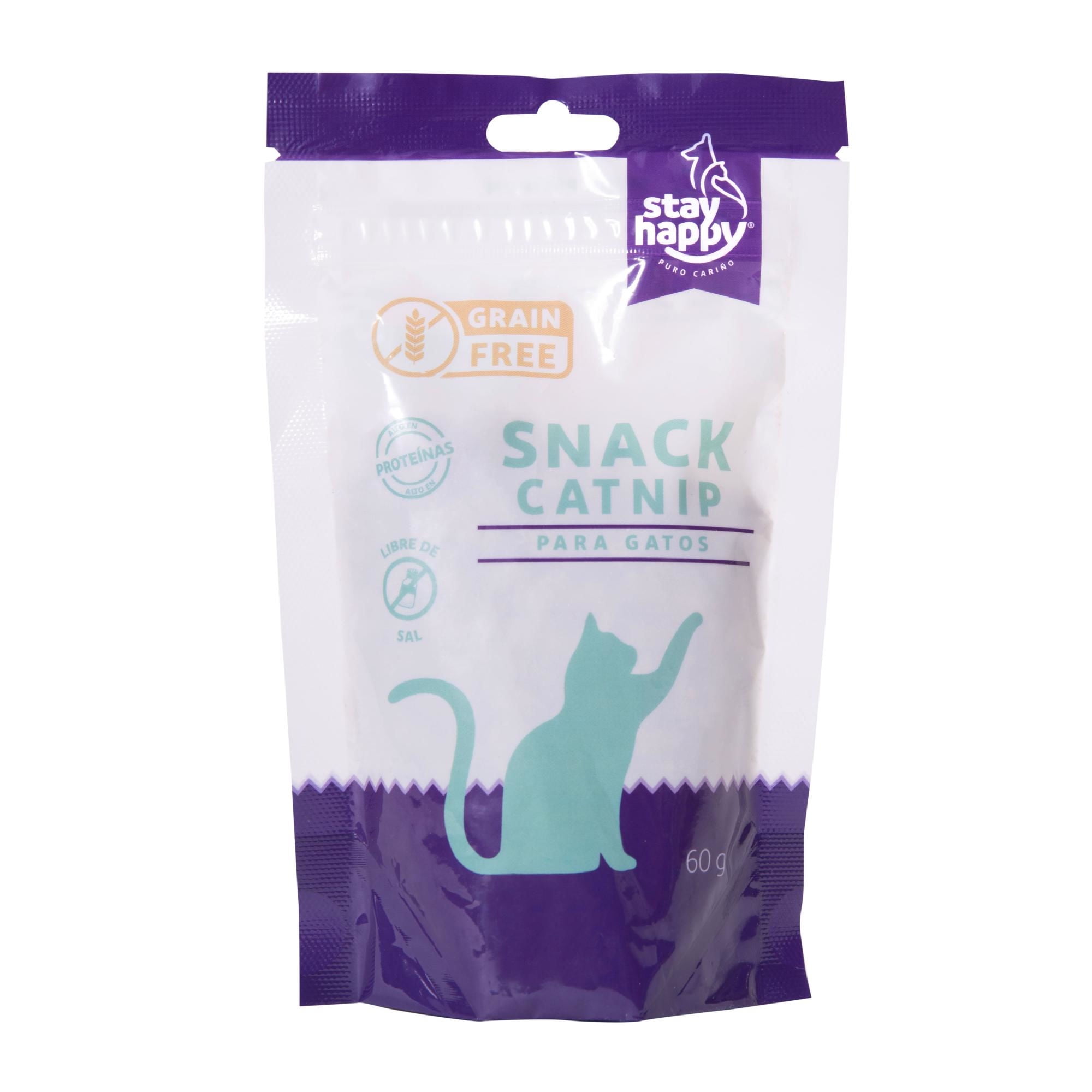 Snack Gato Catnip Grain Free 60 g Stay Happy