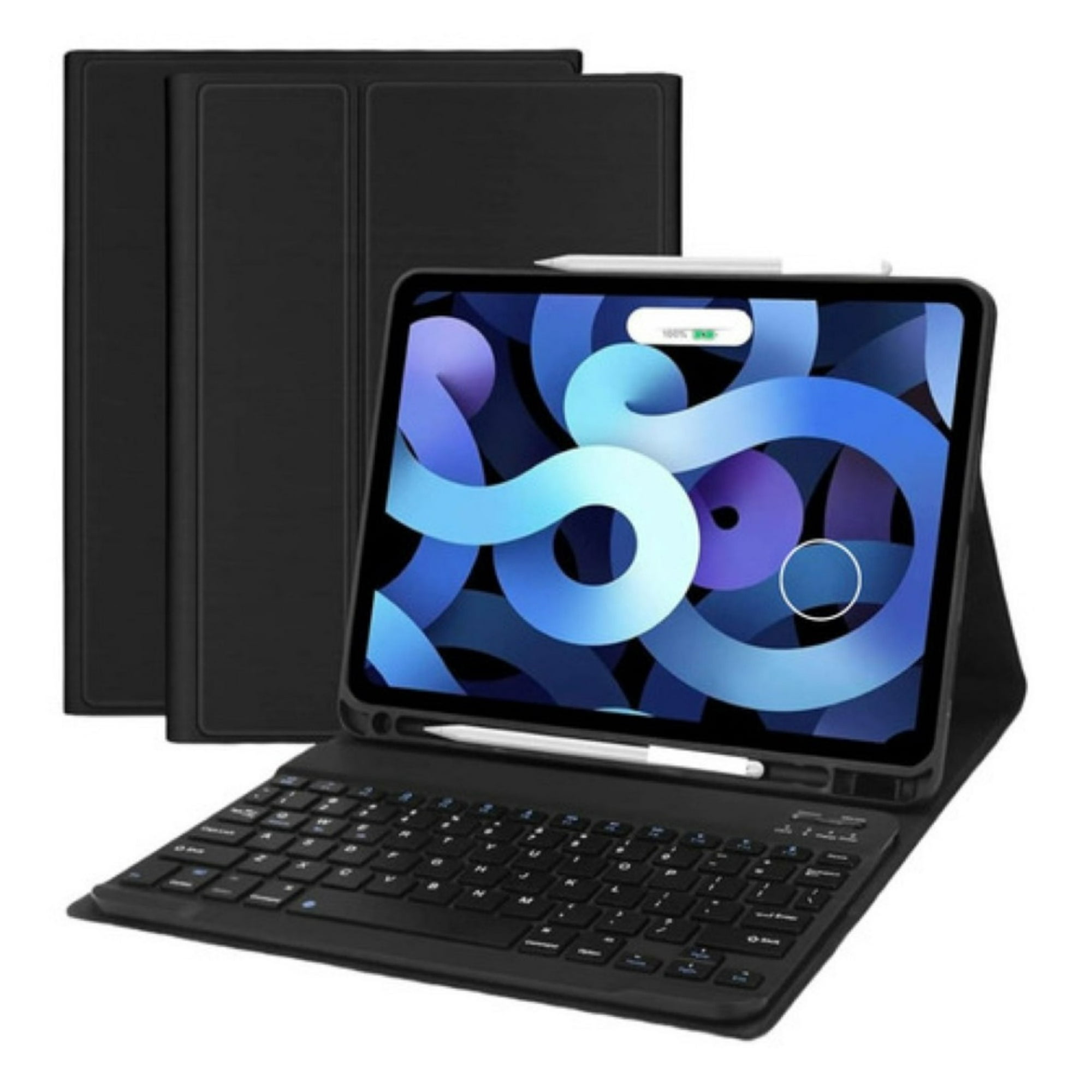 Mar Cases - Funda Con Teclado Negro Para Ipad A16 11th Gene En Español