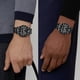 thumbnail image 4 of Reloj BIDEN Chronograph negro de acero inoxidable para hombre, 4 of 7