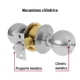 thumbnail image 3 of Cerradura Chapa Cilindrica Pomo de Entrada Inox., 3 of 7