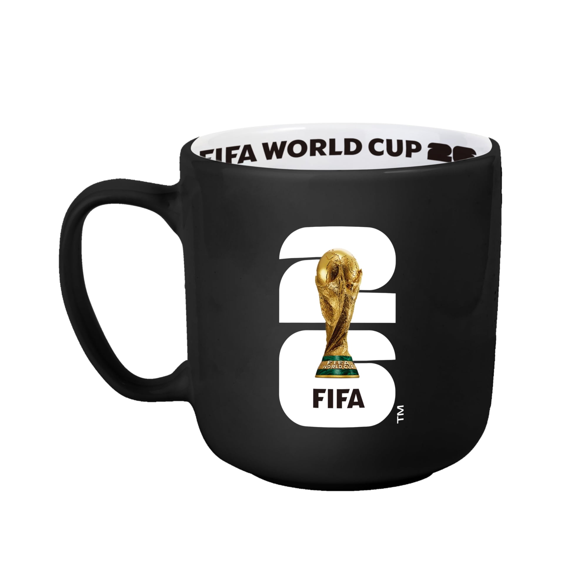 Taza De Cerámica Negra Honav Fifa World Cup 2026 450 Ml