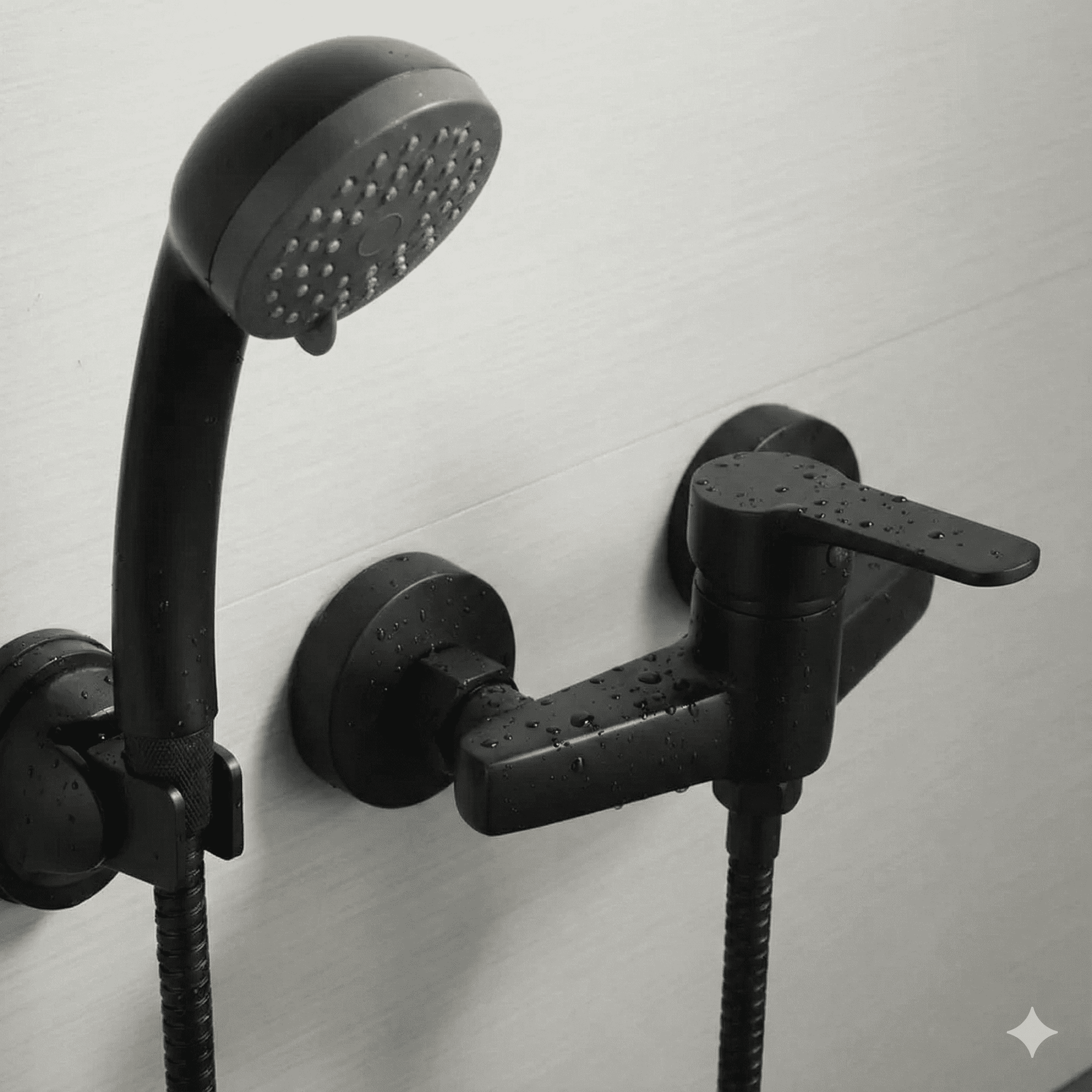 Stretto - Monomando Ducha Arezzo Negro