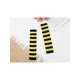 thumbnail image 4 of INSPIRE CHIC Guantes de Brazo Tejidos para Mujer con Agujeros para los Pulgares, Guantes de Muñeca Largos sin Dedos para Moda Y2K y Clima Frío Amarillo-Negro, 4 of 6