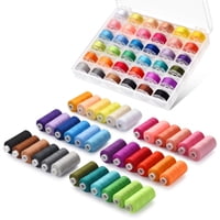 Kit De Hilo De Coser Eoehro, 72 Piezas, 36 Colores, Bobinas De 400 Yardas
