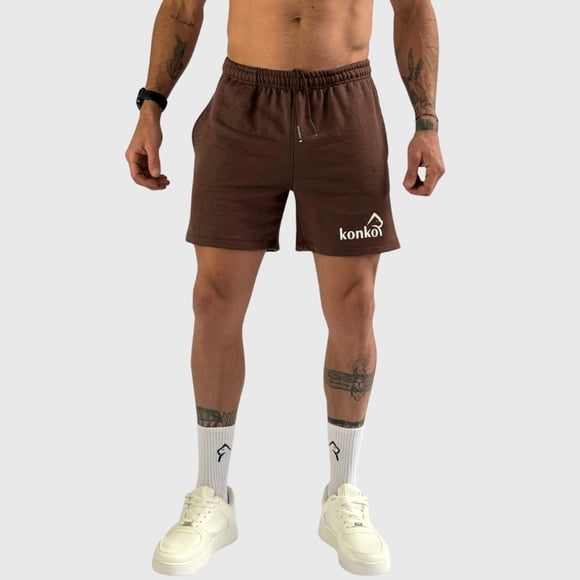 Short Relax Cotton Algodón Habano Hombre Konko