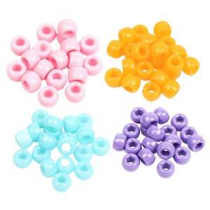 Bothyi - 1200X Cuentas De Pony Opacas Con Agujero Grande, Abalorios De Joyería Únicos Diy, Cuentas Acrílicas