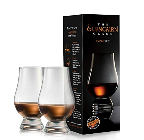 Vaso De Whisky Glencairn, Set De 2 En Caja De Regalo Gemela