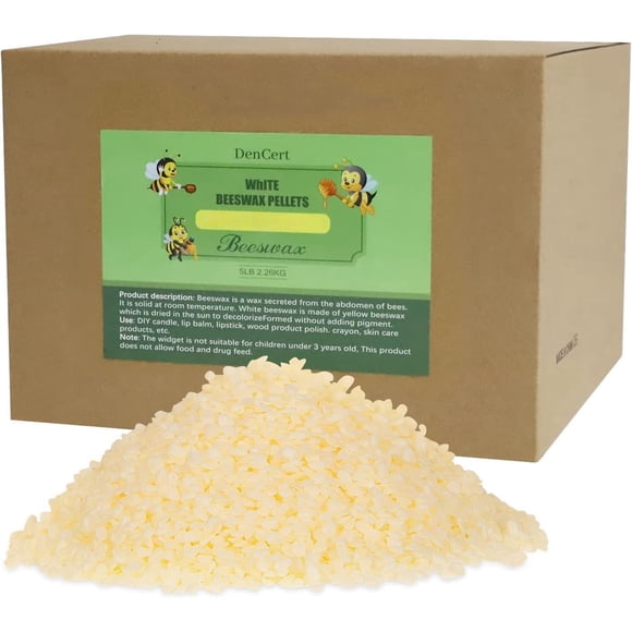 Pellets De Cera De Abejas Grado Cosmético 2 27 Kg Para Proyectos De Bricolaje