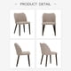 thumbnail image 3 of Sillas de comedor COLAMY, modernas, de tela, juego de 2 unidades, color camel, 3 of 4