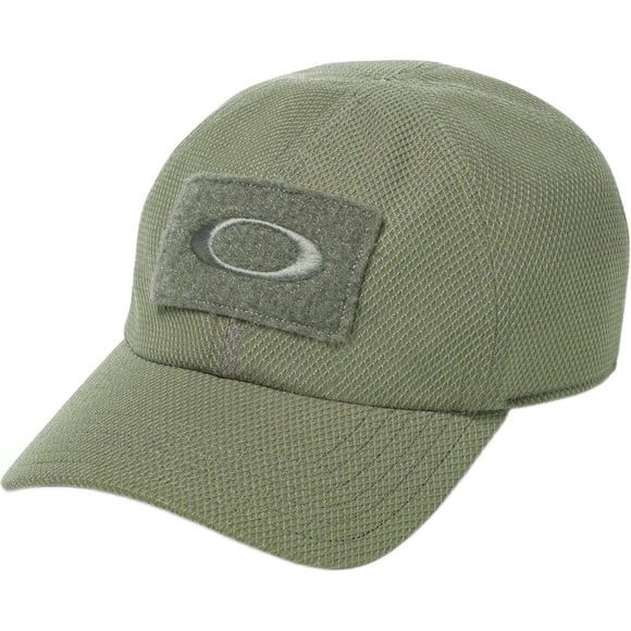Gorra Oakley SI, color Oliva Desgastado, talla Grande-X Grande (EE. UU.)