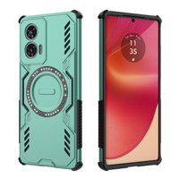 Funda Foxdock Para Motorola Edge 50 Fusion 5G , Magnética, Resistente A Golpes, Con Soporte, Unisex, Carga Inalámbrica