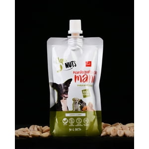 Mantequilla De Maní Para Perros Elquinuts En Pouch De 90G. Pack De 5 Unidades