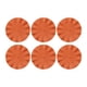 thumbnail image 4 of 6 Manteles Individuales Para Uso Diario, Vajilla Y Mesas De Comedor, Manteles Redondos De 15 Pulgadas, Color Naranja, 4 of 5