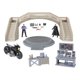 thumbnail image 1 of Batman Batcave de Toy DC Comics con figuras de Batman y pingüinos, 1 of 9