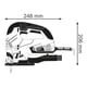 thumbnail image 2 of Sierra Caladora 650W GST 90 BE, 2 of 6