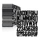 thumbnail image 1 of Set de stickers Llewyn de 500 piezas, vinilo impermeable, 5 cm, negro, 1 of 7