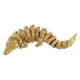 thumbnail image 1 of Estatuilla De Cocodrilo Regalo Simulación De Cocodrilo Modelo De Juguete Para Patio Escritorio Oficina Dorado, 1 of 5