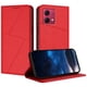 thumbnail image 1 of Funda Cartera Magnética para Motorola MOTO G84 5G Protección Antichoque con Ranuras Rojo, 1 of 6