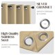thumbnail image 2 of Juego de cortinas opacas CUCRAF, color beige, 213 cm de longitud, 2 paneles, 2 of 9