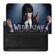 thumbnail image 1 of Miércoles Addams Porta Pasaporte y Cartera de Viaje Premium de Cuero PU, Funda de Pasaporte Bloqueo RFID con Ranuras para Tarjetas de Crédito, Estuche para Libro de Pasaporte para Familia 10cm × 15cm, 1 of 6