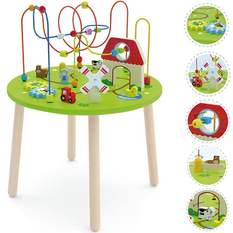 Viga - Mesa Madera Circuito Alambre Motricidad