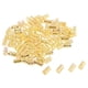 thumbnail image 2 of 100pcs perlas de dreadlock de aluminio para diy peinado trenza cola de caballo de oro, 2 of 5