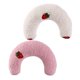 thumbnail image 1 of 2 Almohadas Para El Cuello Para Mascotas, Juguete Para Masticar Relleno Para Perro, Gato, Rosa Y Blanco, 1 of 5