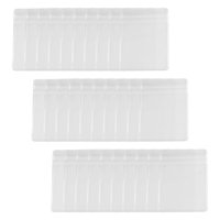 Magideal - Bolsas De Embalaje De Joyería, Organizador De Joyería Resellable Transparente, Anillos Autosellados, Pendientes, Bolsas De Embalaje De Joyería, 30 Uds