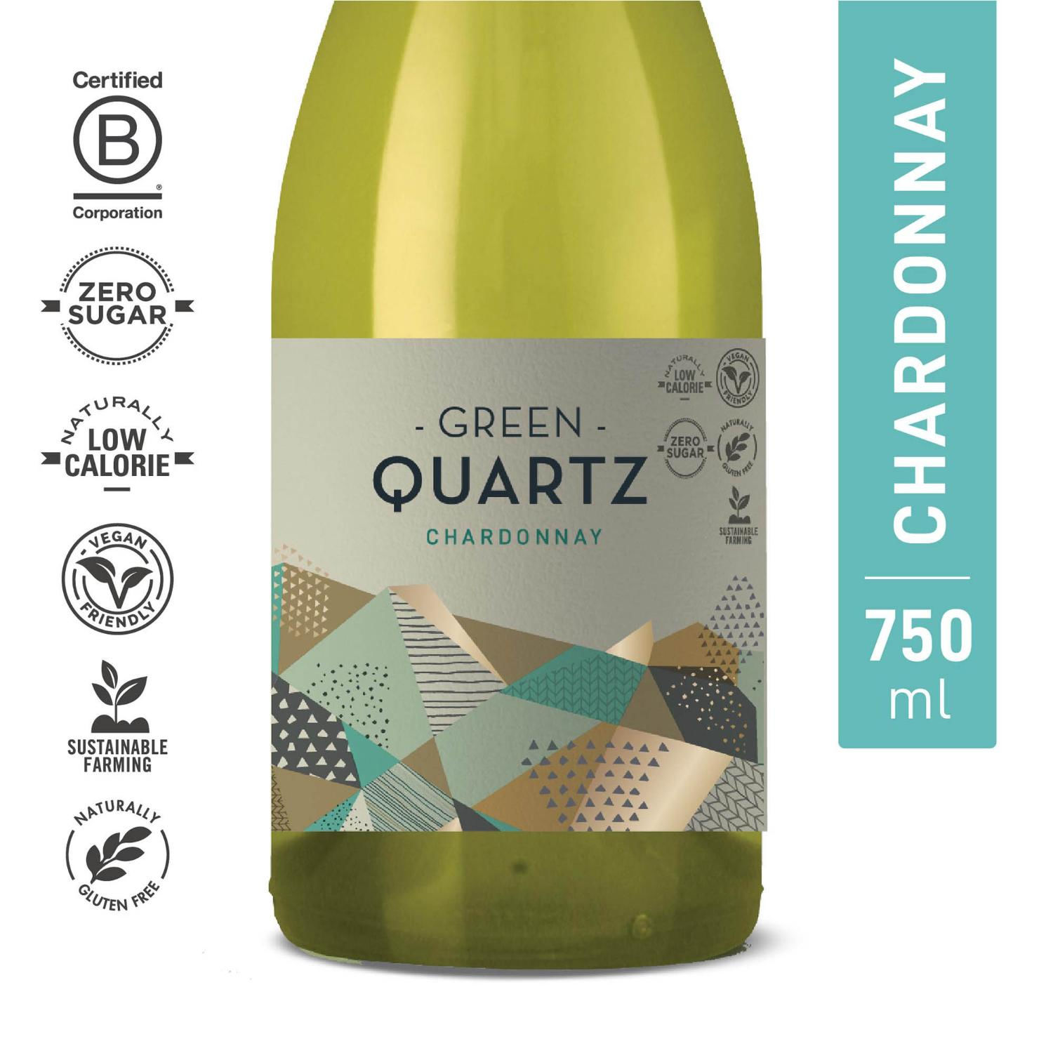 Vino Blanco Chardonnay Gran Reserva 13.5° Botella 750 ml Green Quartz
