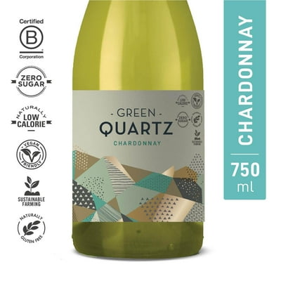 Vino Blanco Chardonnay Gran Reserva 13.5° Botella 750 Ml Green Quartz