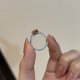 thumbnail image 2 of Anillo de Diamante Ovalado de 3 Quilates Solitario Moissanite Engagement Rings para Mujer Color D Claridad VVS1 Anillos de Boda de Plata Esterlina 925 Talla 5-9, 2 of 8