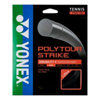 Cuerda De Tenis Yonex Poly Tour Strike 16L/1.25Mm Negra 12 M