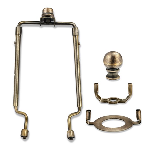 Soporte de Arpa para Pantalla de Lámpara EMNOOTI Latón Antiguo 7-10 Pulgadas