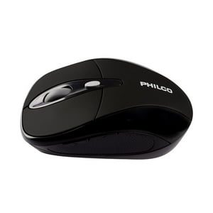 Mouse Óptico Inalámbrico Philco Negro