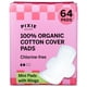 thumbnail image 1 of Almohadillas menstruales desechables Pixie de algodón orgánico, 64 unidades, 1 of 9