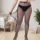 thumbnail image 1 of Medias de Red con Flores de Rosas para Mujer - Pantimedias de Cintura Alta de Malla Transparente con Bordado de Flores, Medias Sexys Casuales para Playa, Fiesta y Uso Diario, Tallas Extra Disponibles, 1 of 5