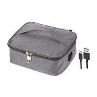 Magideal - Calentador De Alimentos Portátil, Mini Horno Con Calefacción Usb, Bolsa De Comida Para El Almuerzo, Práctico Calentador De Alimentos, Fiambrera Calien Tres Configuraciones De Temperatura
