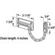 thumbnail image 2 of Cadena Door Stop Prime-Line U 9905 con acabado de acero y latón, 2 of 2