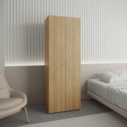 Closet Colgador 2 Puertas Tuhome 170X60X40,2 Cm Fresno