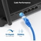 thumbnail image 3 of Cable Ethernet Matters Cat 6, 10 Gbps, 8 pies, azul, paquete de 5, 3 of 9