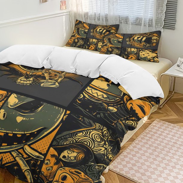 Vintage The Nightmare Before Christmas Comforter Set Soft 3 Pcs Twin Bedding Sets Thicken for All Season