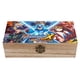 thumbnail image 1 of Mega Man Caja Organizadora de Madera Rústica - Caja Decorativa Multifuncional para Escritorio, Hogar, Oficina, Joyas y Manualidades, 1 of 6