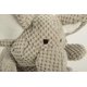 thumbnail image 4 of Juguete de peluche para perros GoDog Checkers Elephant con Squeaker Grey, 4 of 8